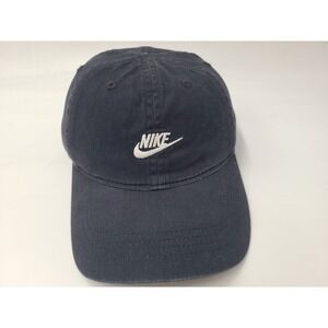 Youth Size 4-7 Nike Adjustable Hat Cap Cotton Casual Swoosh Boy Girl Black White